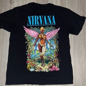 Real vintage Nirvana tshirt no tearing true vintage